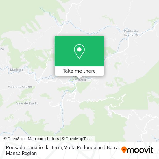 Pousada Canario da Terra map