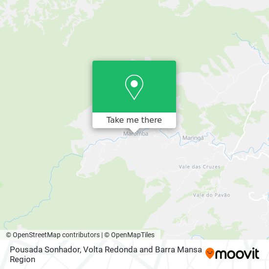 Pousada Sonhador map