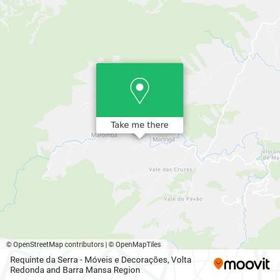 Requinte da Serra - Móveis e Decorações map