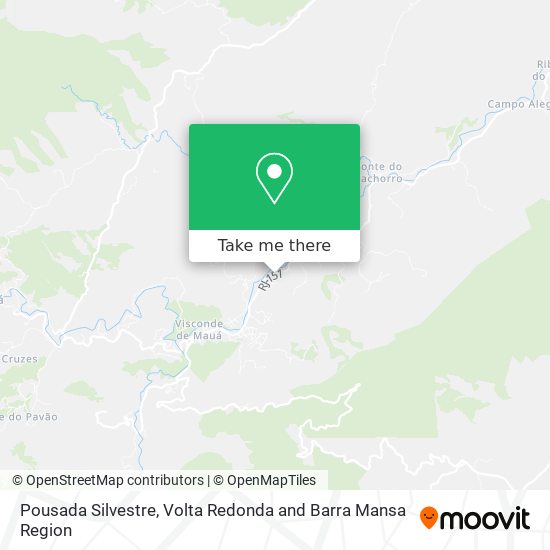 Pousada Silvestre map