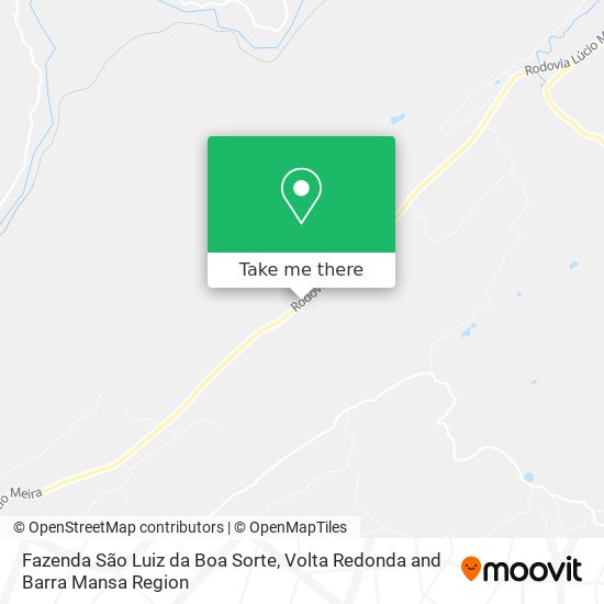 Fazenda São Luiz da Boa Sorte map