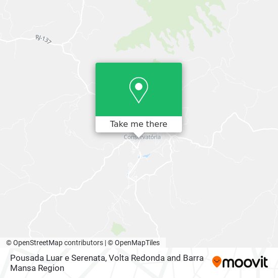 Pousada Luar e Serenata map