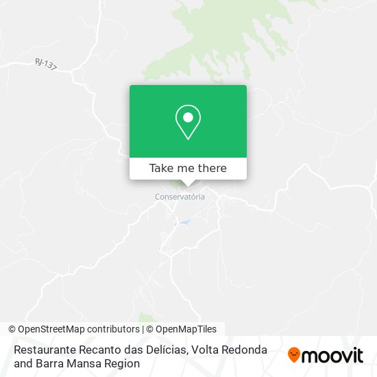 Restaurante Recanto das Delícias map