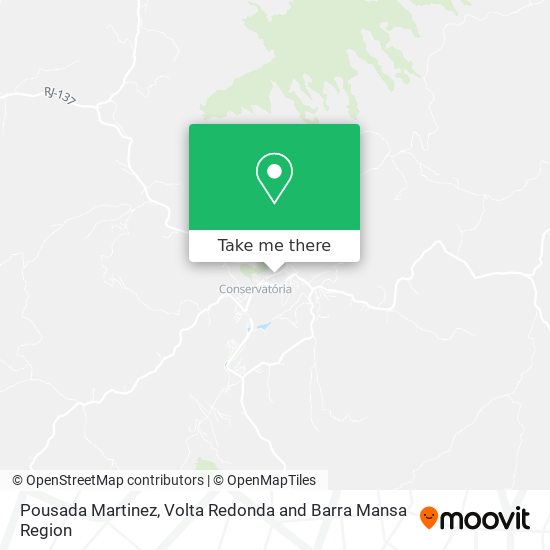 Pousada Martinez map