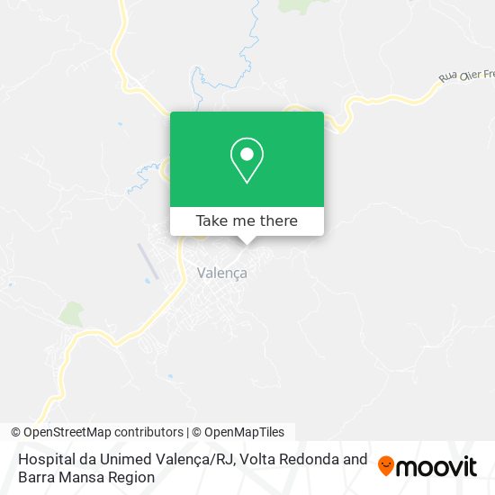 Hospital da Unimed Valença/RJ map