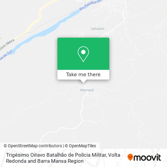 Trigésimo Oitavo Batalhão de Polícia Militar map