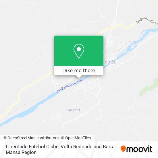 Liberdade Futebol Clube map