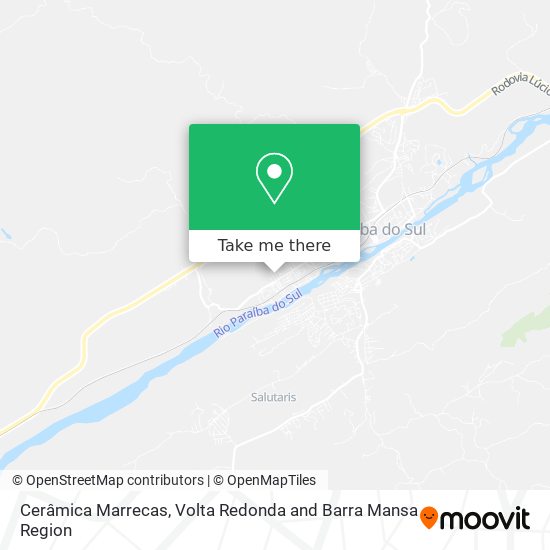 Cerâmica Marrecas map