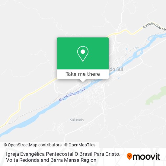 Igreja Evangélica Pentecostal O Brasil Para Cristo map