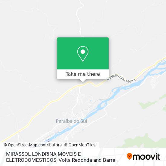 MIRASSOL LONDRINA MOVEIS E ELETRODOMESTICOS map