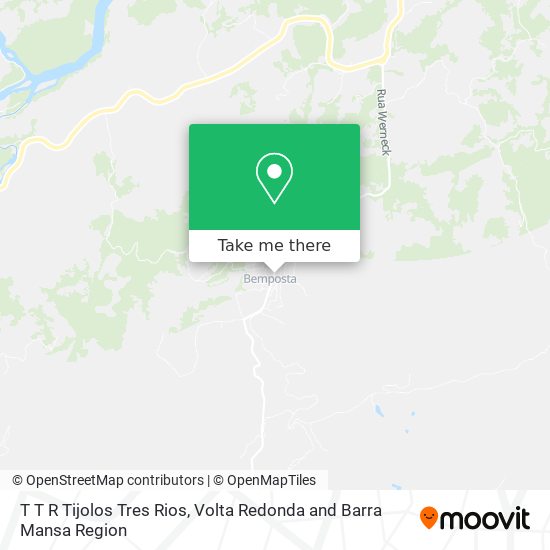 T T R Tijolos Tres Rios map