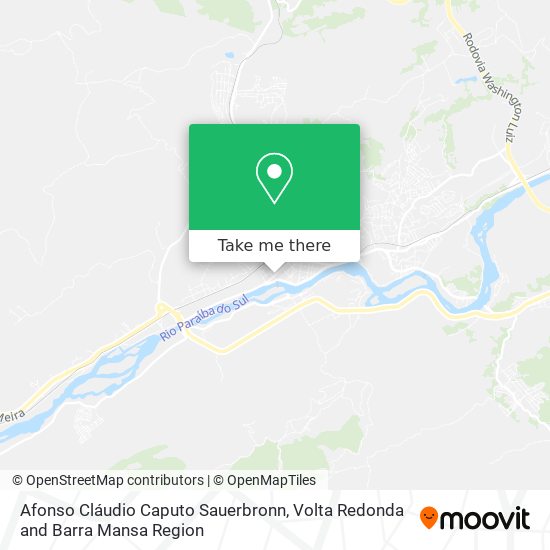 Afonso Cláudio Caputo Sauerbronn map