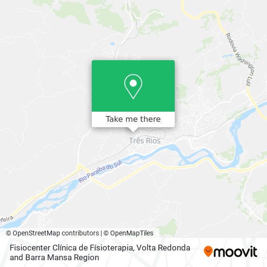 Fisiocenter Clínica de Físioterapia map