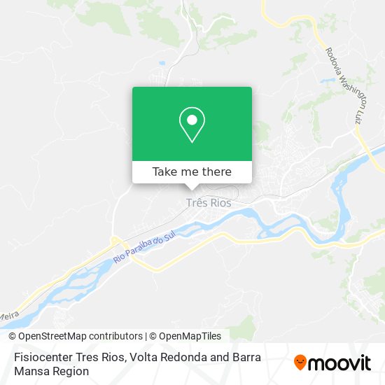 Fisiocenter Tres Rios map