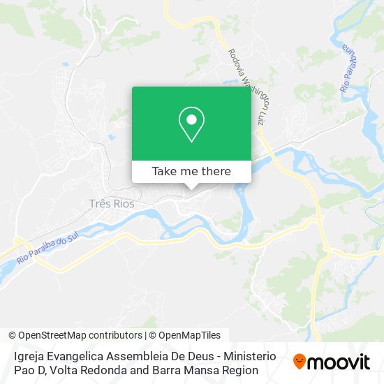 Igreja Evangelica Assembleia De Deus - Ministerio Pao D map