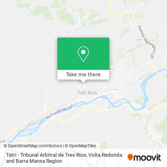 Tatri - Tribunal Arbitral de Tres Rios map