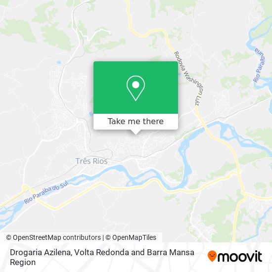 Drogaria Azilena map