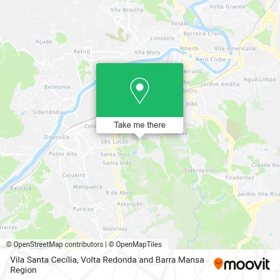 Vila Santa Cecília map