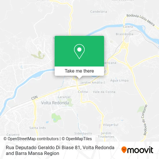 Rua Deputado Geraldo Di Biase 81 map