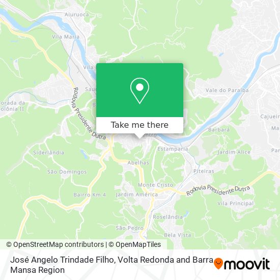 José Angelo Trindade Filho map