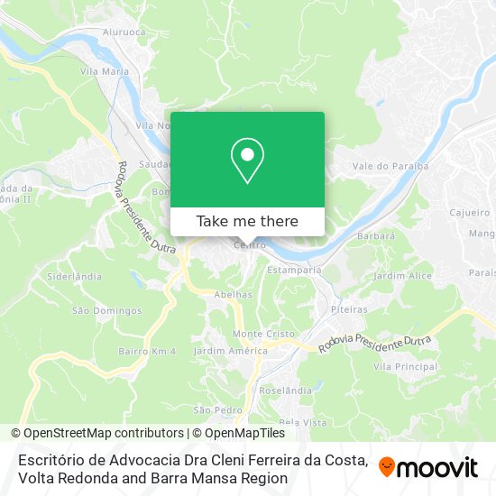 Escritório de Advocacia Dra Cleni Ferreira da Costa map