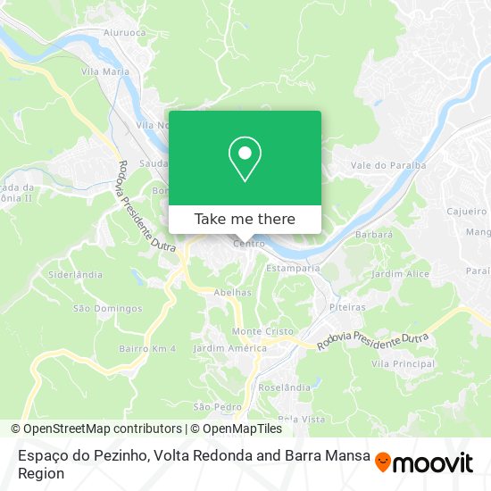 Espaço do Pezinho map