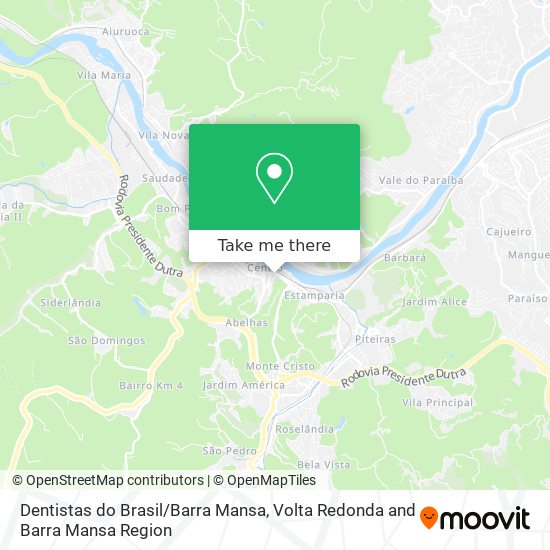 Mapa Dentistas do Brasil / Barra Mansa