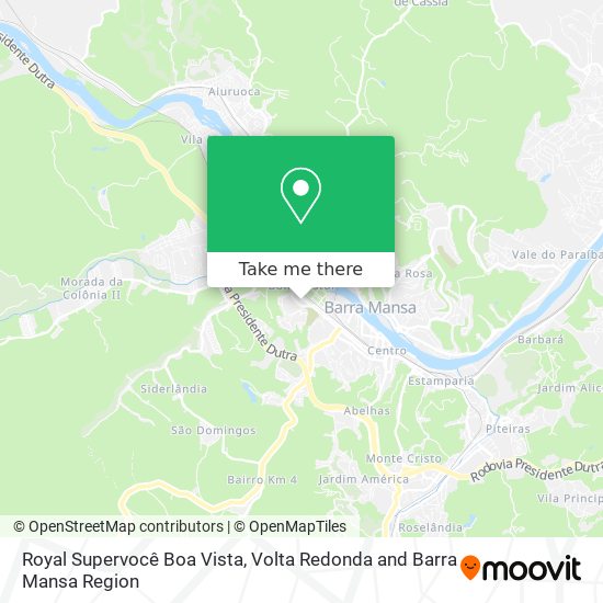 Royal Supervocê Boa Vista map