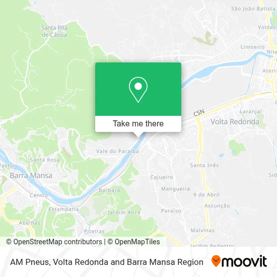 AM Pneus map
