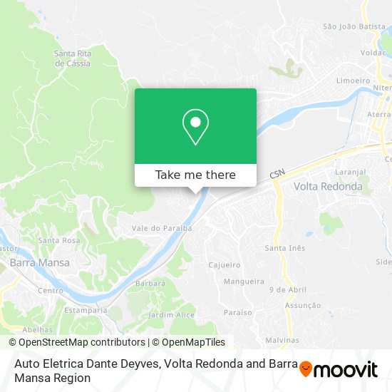 Auto Eletrica Dante Deyves map