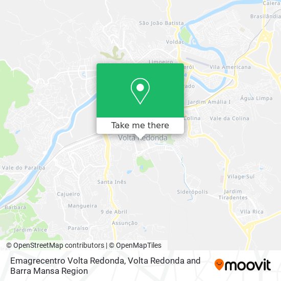 Emagrecentro Volta Redonda map