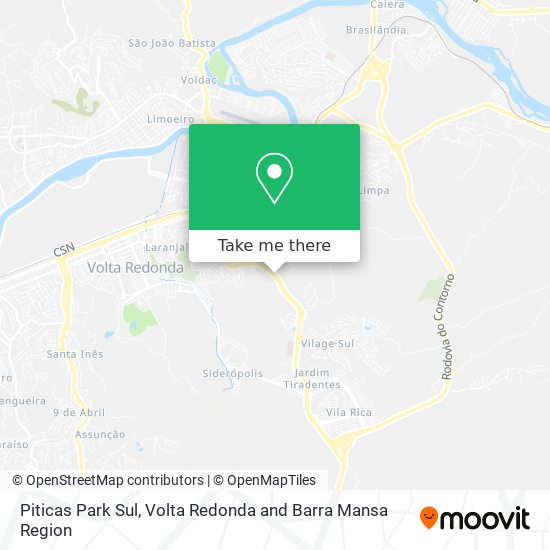 Piticas Park Sul map