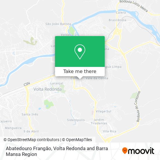 Abatedouro Frangão map