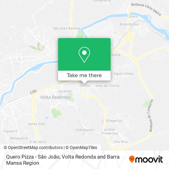 Quero Pizza - São João map