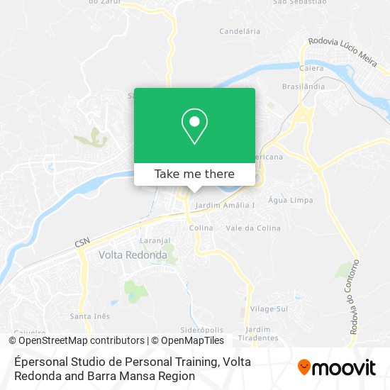 Mapa Épersonal Studio de Personal Training