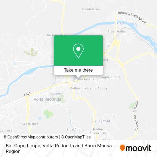 Bar Copo Limpo map