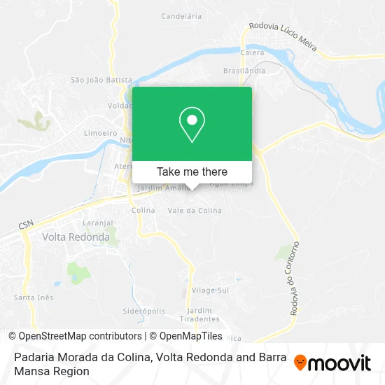 Padaria Morada da Colina map