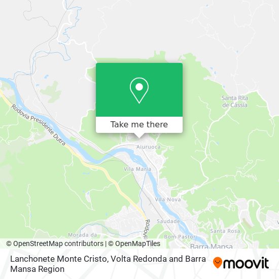 Lanchonete Monte Cristo map