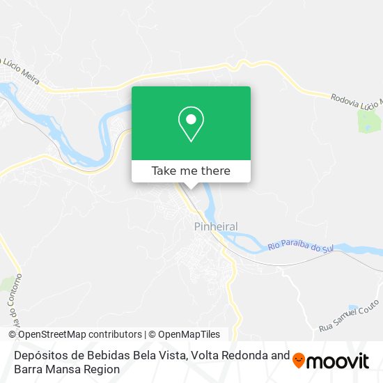 Depósitos de Bebidas Bela Vista map