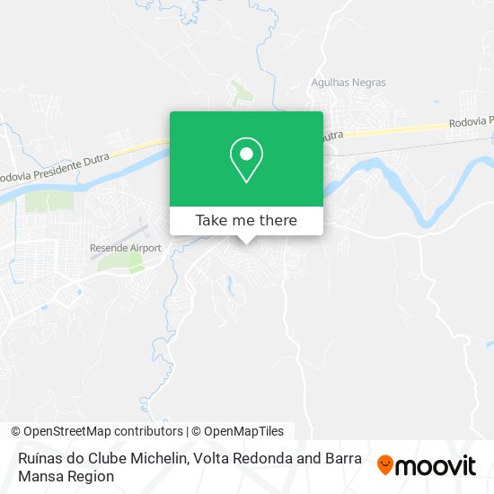 Ruínas do Clube Michelin map