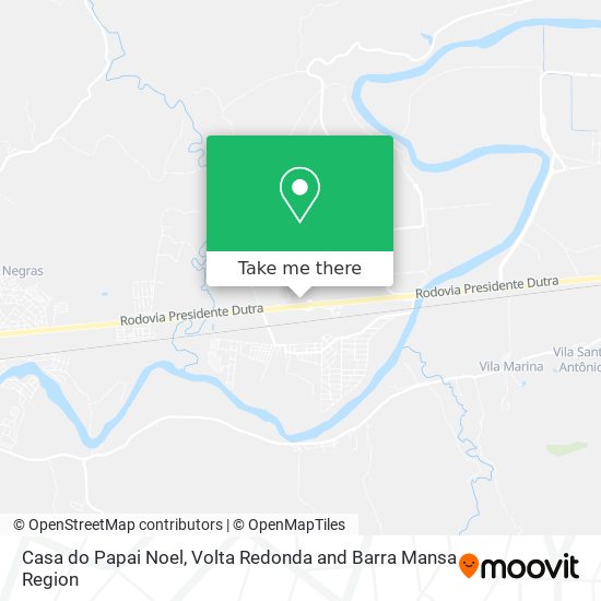 Casa do Papai Noel map