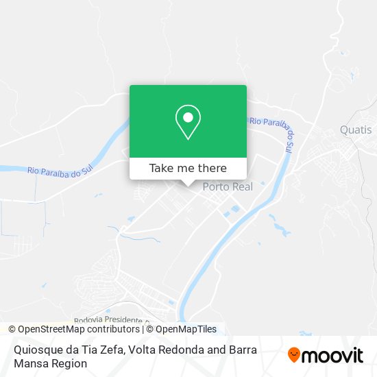 Quiosque da Tia Zefa map