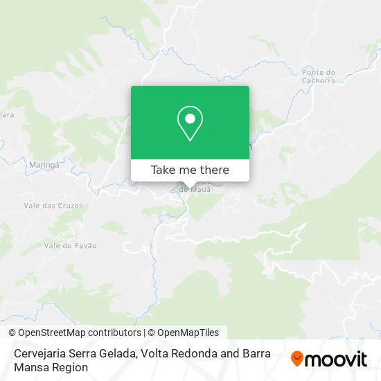 Cervejaria Serra Gelada map