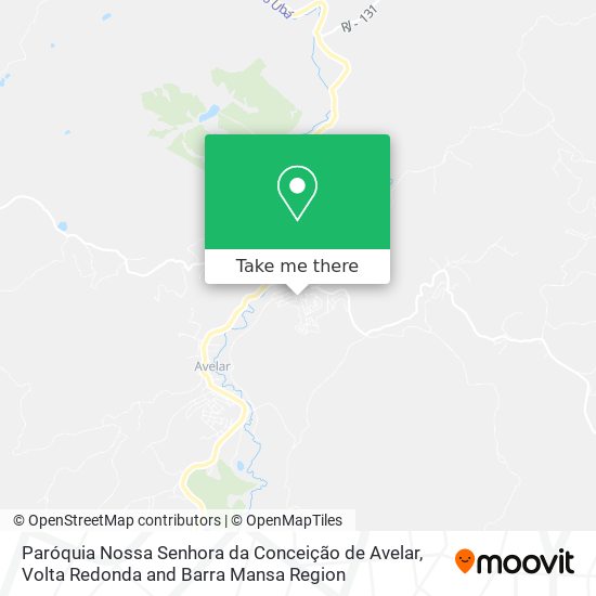 Paróquia Nossa Senhora da Conceição de Avelar map