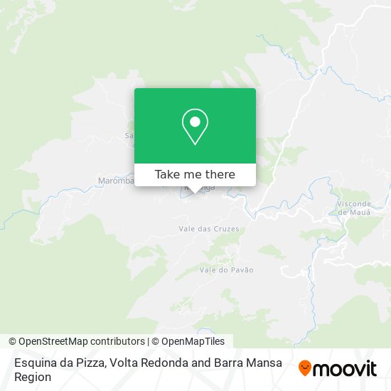 Esquina da Pizza map