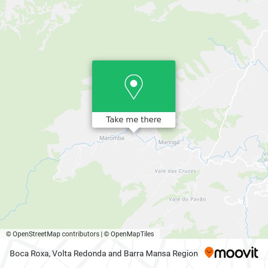 Boca Roxa map