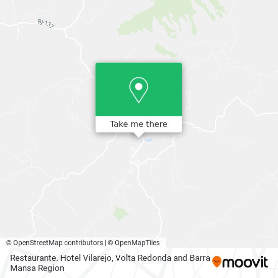 Restaurante. Hotel Vilarejo map