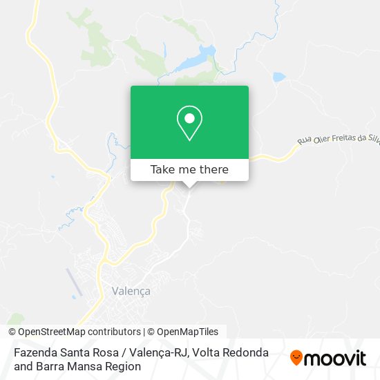 Fazenda Santa Rosa / Valença-RJ map