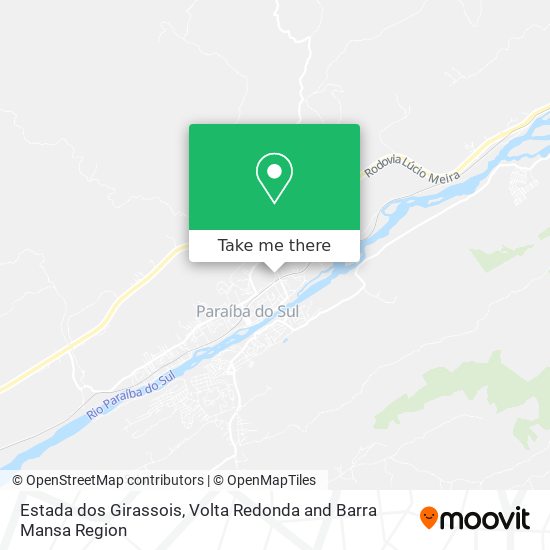 Estada dos Girassois map