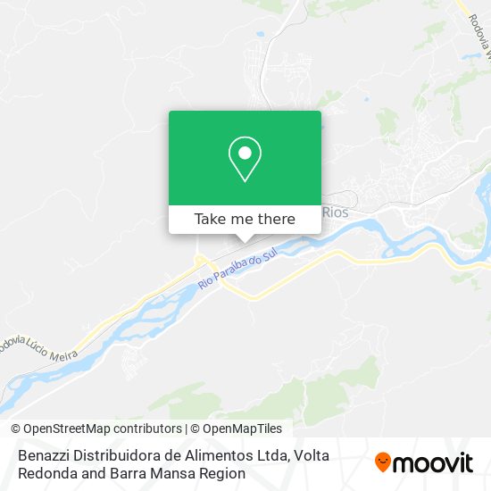 Benazzi Distribuidora de Alimentos Ltda map